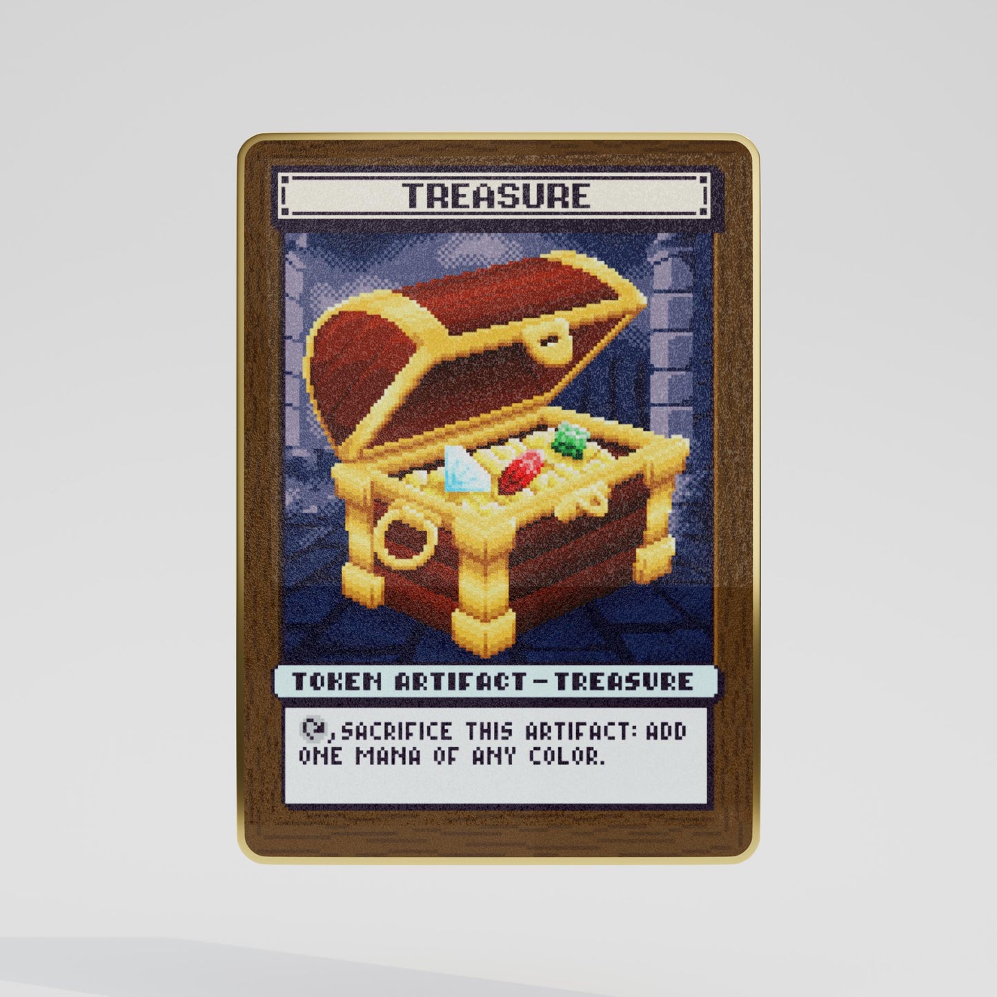 Metallic Treasure Token For Magic The Gathering