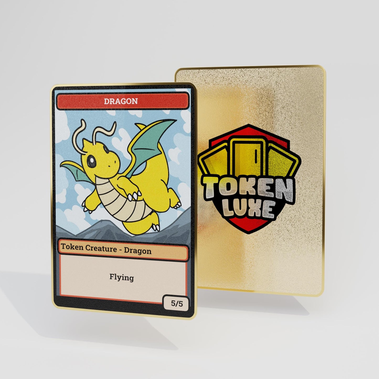 Magic The Gathering X Pokémon Custom Metallic Tokens