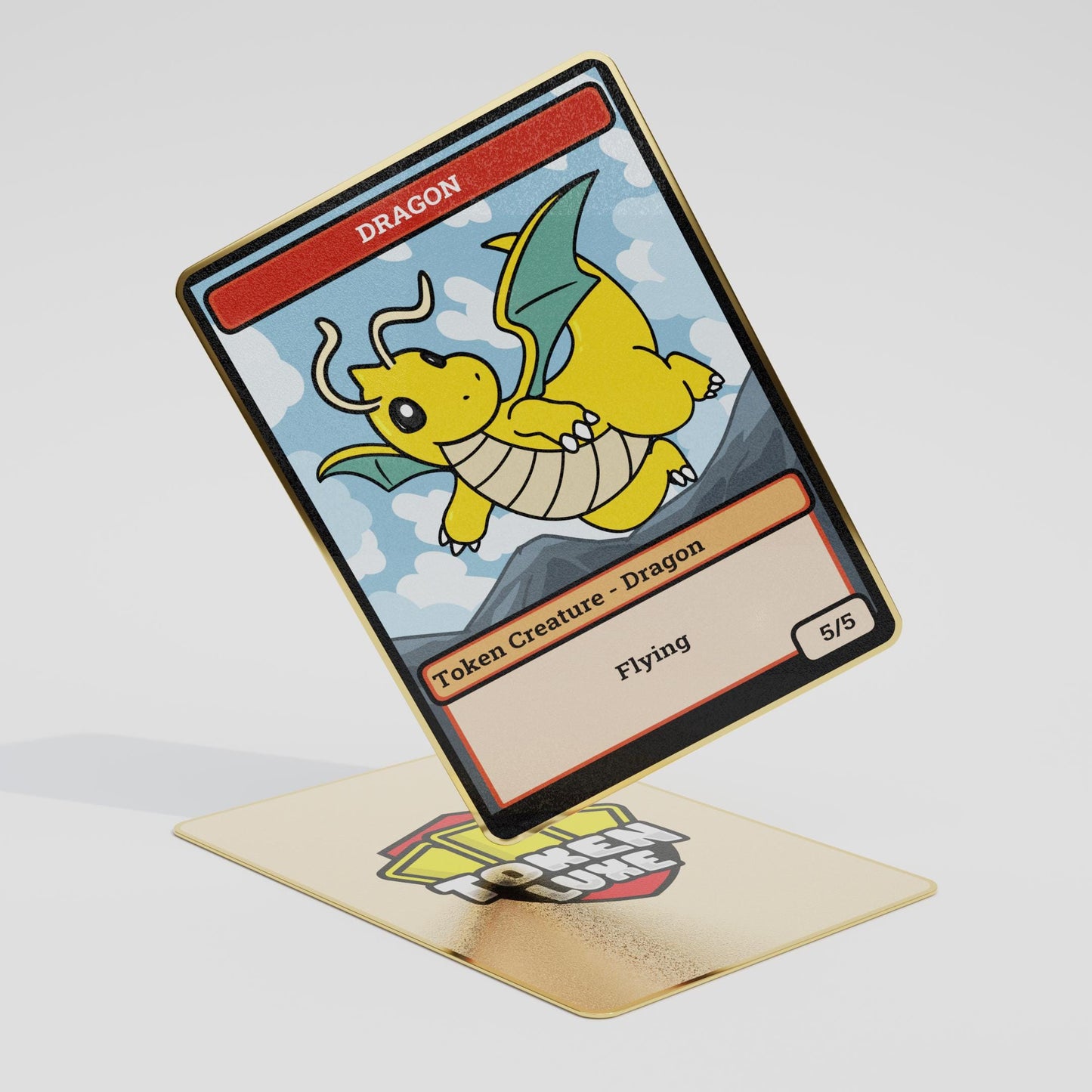 MTG x Pokémon Custom Metallic Dragon Token