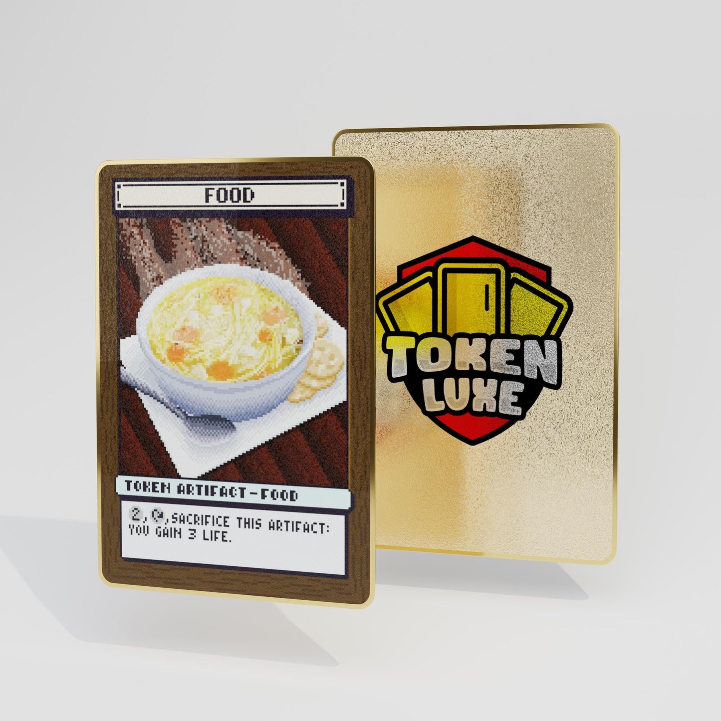Metallic Food Token For Magic The Gathering