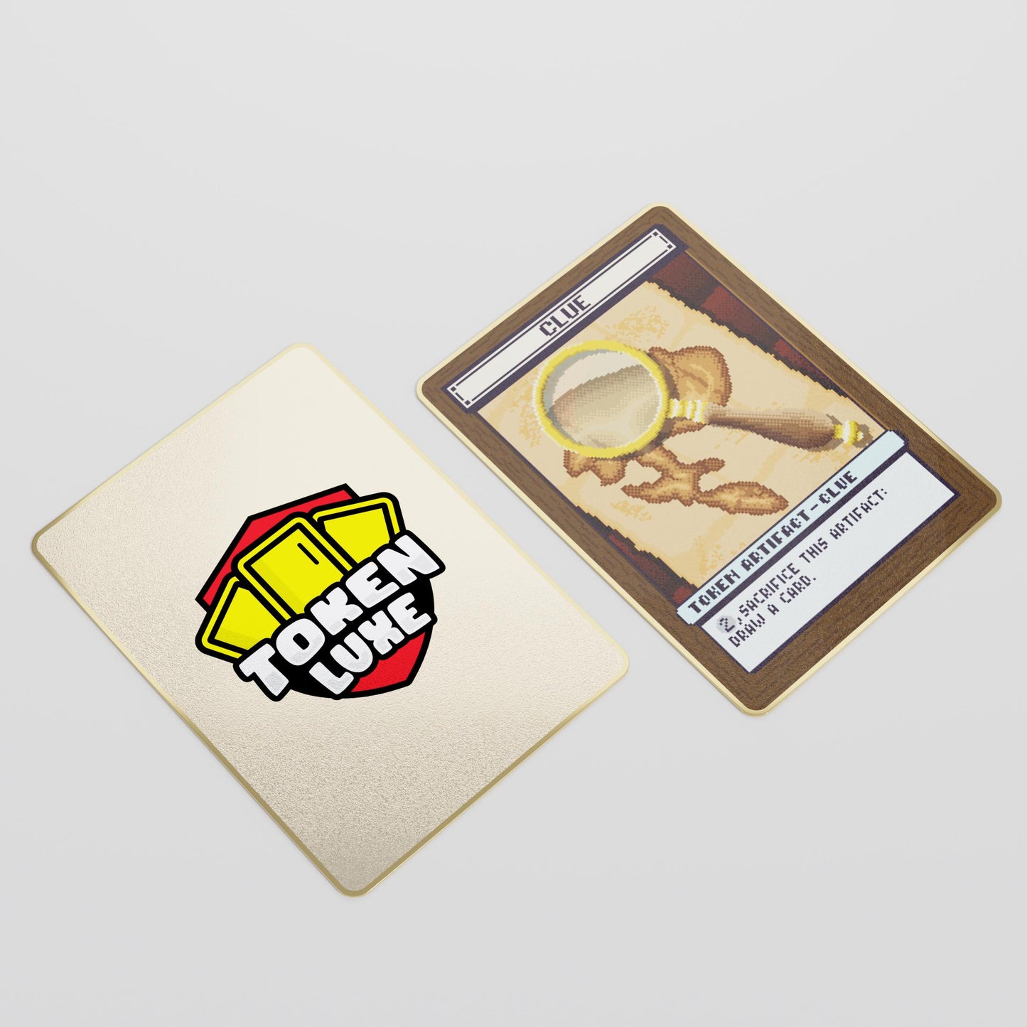 Magic The Gathering X Pixel Art Metallic Tokens