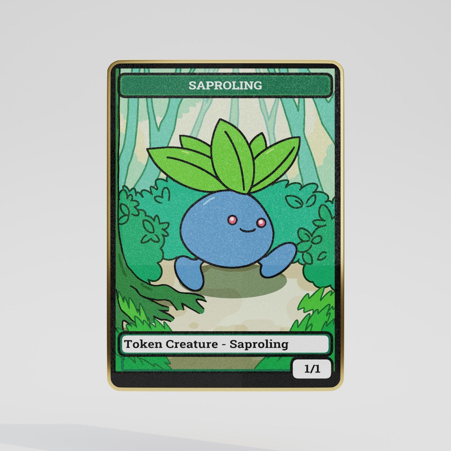 MTG x Pokémon Custom Metallic Saproling Token