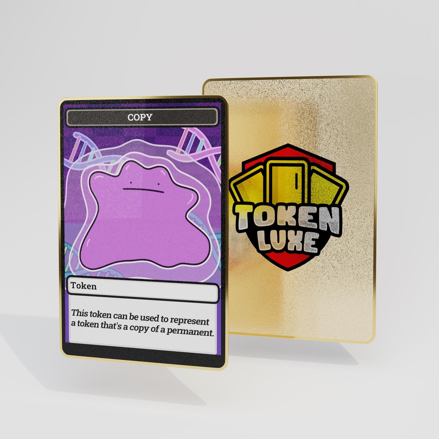 Magic The Gathering X Pokémon Custom Metallic Tokens