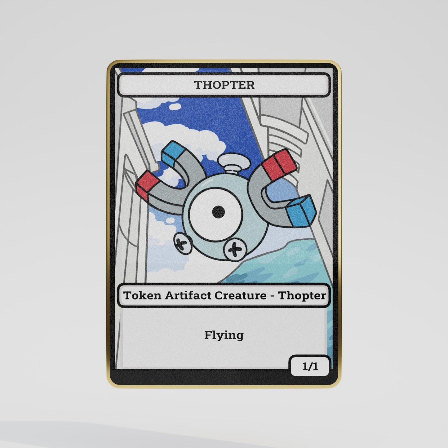 MTG x Pokémon Custom Metallic Thopter Token