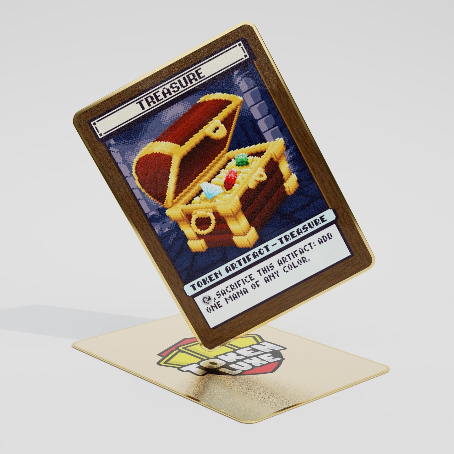 Metallic Treasure Token For Magic The Gathering