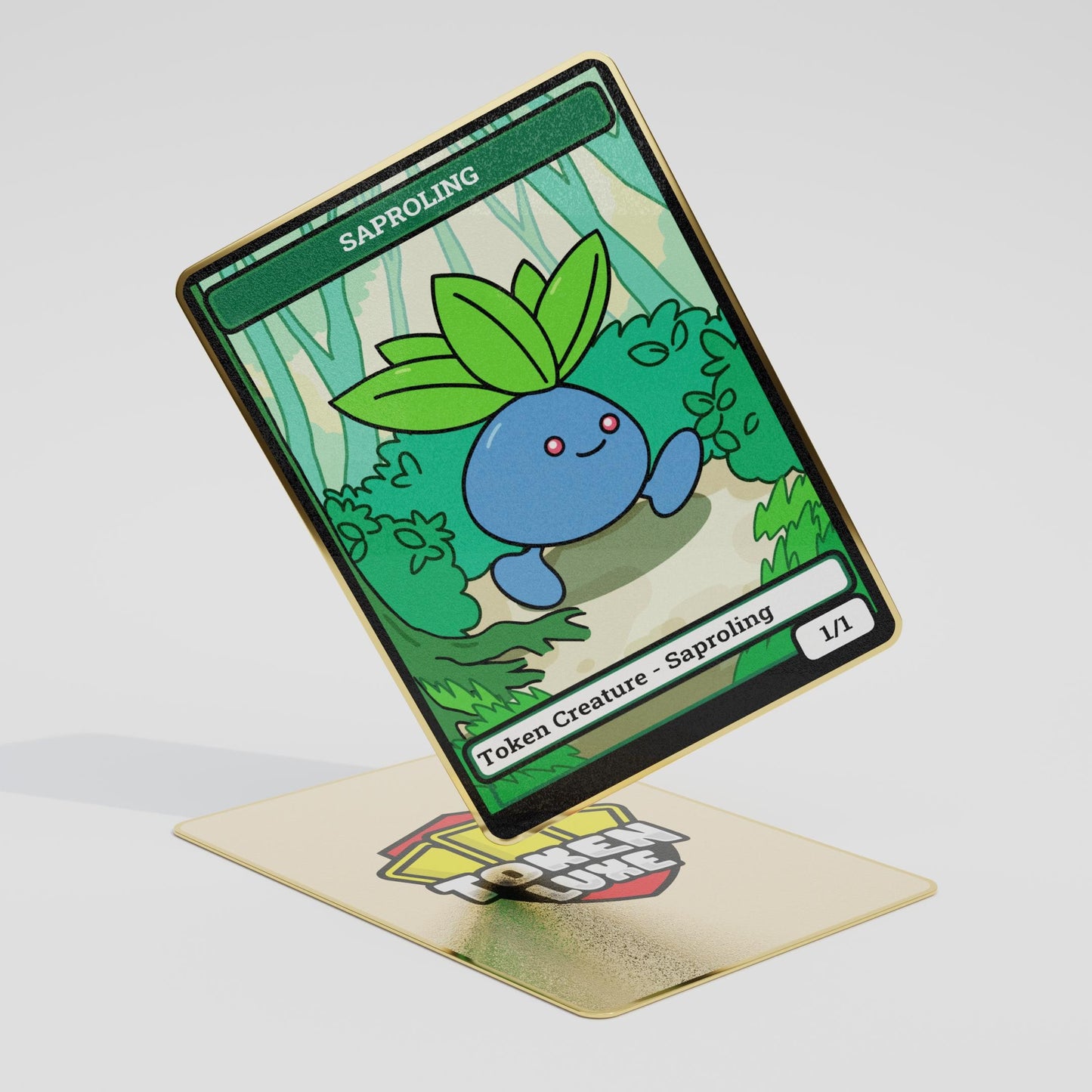 MTG x Pokémon Custom Metallic Saproling Token